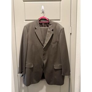 Jos A Bank 2 Piece Suit 44R Jacket 37x30 Pants Brown